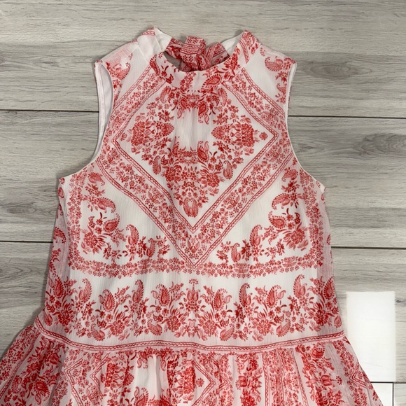 Calvin Klein Red and White Dress - Picture 3 of 7